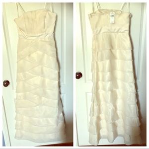 NWT Max and Cleo Ecru Dress Size 2